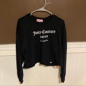 Juicy Couture X forever 21 cropped shirt